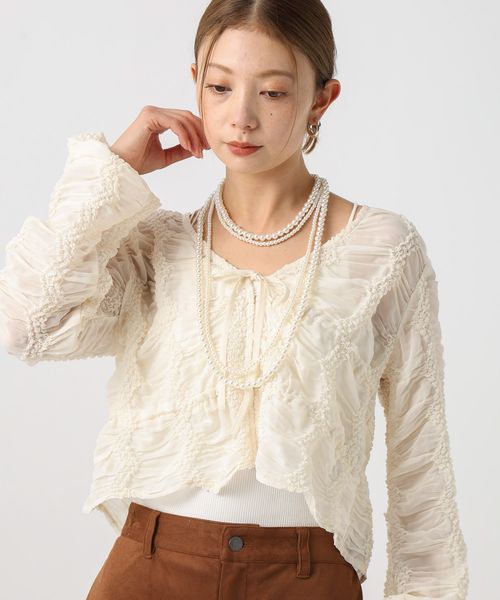 BAYFLOW マルチパールネックレス ホワイト FREE ウィメンズグッズ ベイフロー 581190 and ST アンドエスティ(旧ドットエスティ) BAYFLOW マルチパールネックレス ホワイト FREE ウィメンズグッズ ベイフロー 581190 and ST アンドエスティ(旧ドットエスティ)