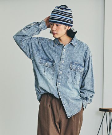 【新品】BAYFLOW ベイフロー   デニムシャツ　ブラック BAYFLOW｜ベイフローのシャツ/ブラウス（デニム）通販 - ZOZOTOWN