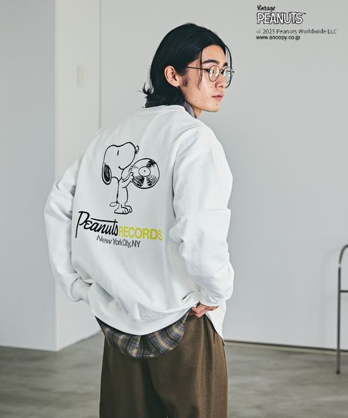 BAYFLOW 【PEANUTS×BAYFLOW】ピーナッツアソートスウェット ライトグレー M メンズインナー ベイフロー 582270 and ST アンドエスティ(旧ドットエスティ) BAYFLOW 【PEANUTS×BAYFLOW】ピーナッツアソートスウェット ライトグレー M メンズインナー ベイフロー 582270 and ST アンドエスティ(旧ドットエスティ)