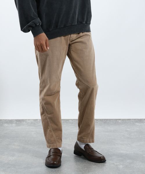 BAYFLOW コーデュロイフレックススリムパンツ ブラウン L メンズボトムス ベイフロー 582280 and ST アンドエスティ(旧ドットエスティ) BAYFLOW コーデュロイフレックススリムパンツ ブラウン L メンズボトムス ベイフロー 582280 and ST アンドエスティ(旧ドットエスティ)