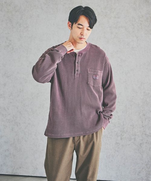 BAYFLOW ヘンリーネックワッフルTシャツ ボルドー L メンズインナー ベイフロー 582284 and ST アンドエスティ(旧ドットエスティ) BAYFLOW ヘンリーネックワッフルTシャツ ボルドー L メンズインナー ベイフロー 582284 and ST アンドエスティ(旧ドットエスティ)