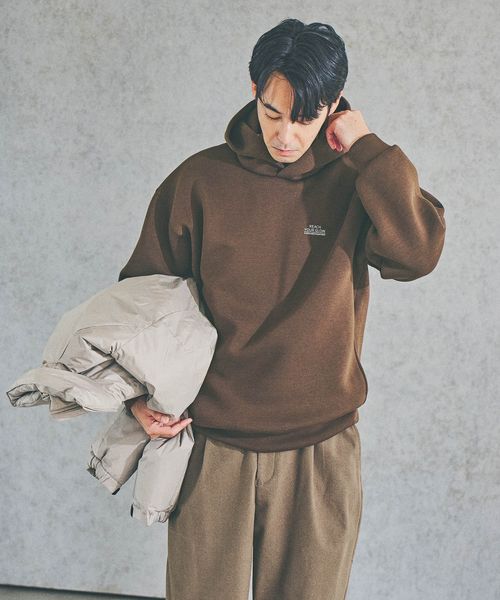 BAYFLOW 【ストレッチ・軽量】ビッグクッションフーディー[セットアップ可] ライトベージュ L メンズインナー ベイフロー 582338 and ST アンドエスティ（旧ドットエスティ）