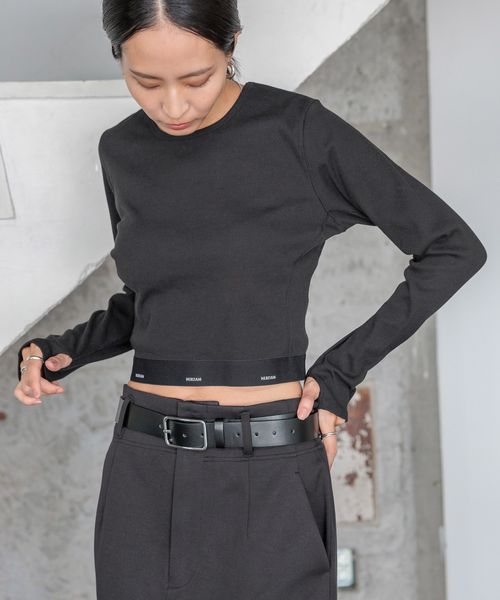 BAYFLOW 【HEREIAM】カップ付きリブプルオーバー シルバー S アクティブ ベイフロー 582348 and ST アンドエスティ（旧ドットエスティ）