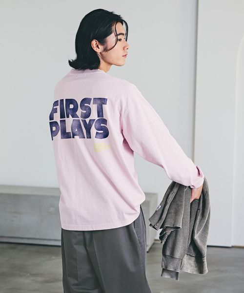 BAYFLOW SNOWバックプリントTシャツ ピンク L メンズインナー ベイフロー 588781 and ST アンドエスティ(旧ドットエスティ) BAYFLOW SNOWバックプリントTシャツ ピンク L メンズインナー ベイフロー 588781 and ST アンドエスティ(旧ドットエスティ)