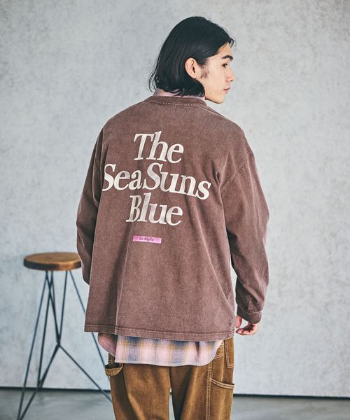 BAYFLOW SNOWバックプリントTシャツ ライトベージュ M メンズインナー ベイフロー 588781 and ST アンドエスティ(旧ドットエスティ) BAYFLOW SNOWバックプリントTシャツ ライトベージュ M メンズインナー ベイフロー 588781 and ST アンドエスティ(旧ドットエスティ)