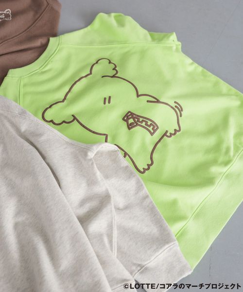 BAYFLOW 【コアラのマーチx BAYFLOW】プリントスウェット(KIDS) グリーン キッズ ベイフロー 589269 and ST アンドエスティ(旧ドットエスティ) BAYFLOW 【コアラのマーチx BAYFLOW】プリントスウェット(KIDS) グリーン キッズ ベイフロー 589269 and ST アンドエスティ(旧ドットエスティ)