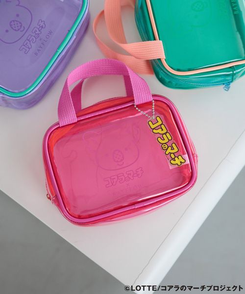 BAYFLOW 【コアラのマーチx BAYFLOW】トラベルポーチ[11cm×15cm] (KIDS) ピンク FREE キッズ ベイフロー 589276 and ST アンドエスティ（旧ドットエスティ）