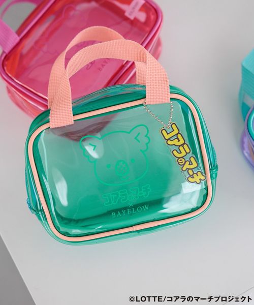 BAYFLOW 【コアラのマーチx BAYFLOW】トラベルポーチ[11cm×15cm] (KIDS) グリーン FREE キッズ ベイフロー 589276 and ST アンドエスティ（旧ドットエスティ）