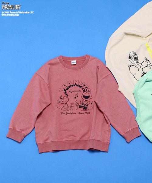 BAYFLOW 【PEANUTS×BAYFLOW】ピーナッツアソートスウェット(KIDS) ピンク キッズ ベイフロー 589713 and ST アンドエスティ(旧ドットエスティ) BAYFLOW 【PEANUTS×BAYFLOW】ピーナッツアソートスウェット(KIDS) ピンク キッズ ベイフロー 589713 and ST アンドエスティ(旧ドットエスティ)