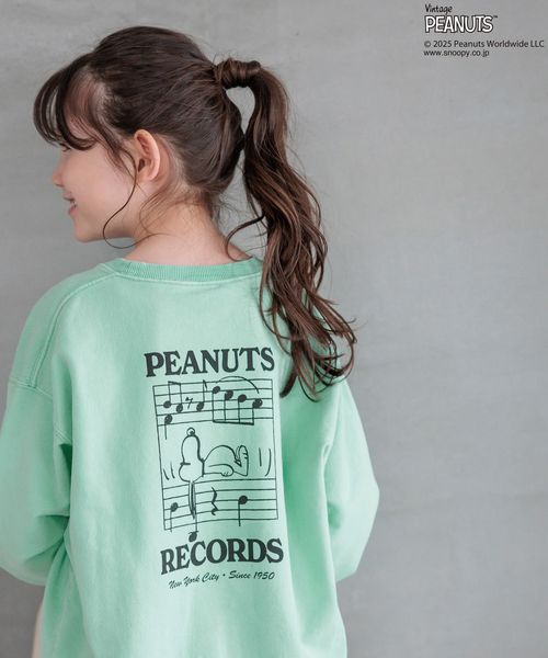 BAYFLOW 【PEANUTS×BAYFLOW】ピーナッツアソートスウェット(KIDS) グリーン キッズ ベイフロー 589713 and ST アンドエスティ(旧ドットエスティ) BAYFLOW 【PEANUTS×BAYFLOW】ピーナッツアソートスウェット(KIDS) グリーン キッズ ベイフロー 589713 and ST アンドエスティ(旧ドットエスティ)