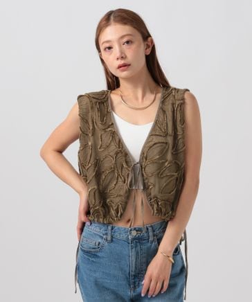 秋口まで着られる]モールレースベスト | [公式]ベイフロー（BAYFLOW）通販