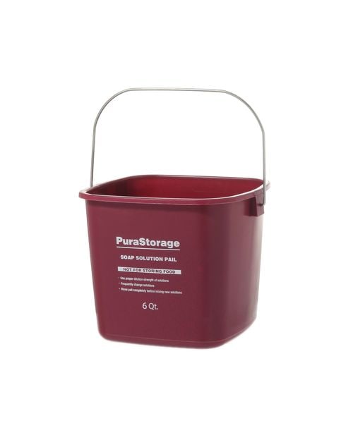 BAYFLOW PuraStorageバケツ 6QT ハウスキーピング レッド ベイフロー 592231 and ST アンドエスティ(旧ドットエスティ) BAYFLOW PuraStorageバケツ 6QT ハウスキーピング レッド ベイフロー 592231 and ST アンドエスティ(旧ドットエスティ)