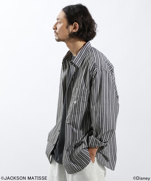 BAYFLOW 【JACKSON MATISSE/BAYFLOW】「ミッキーマウス」デザインシャツ シルバー M メンズインナー ベイフロー 592420 and ST アンドエスティ(旧ドットエスティ) BAYFLOW 【JACKSON MATISSE/BAYFLOW】「ミッキーマウス」デザインシャツ シルバー M メンズインナー ベイフロー 592420 and ST アンドエスティ(旧ドットエスティ)
