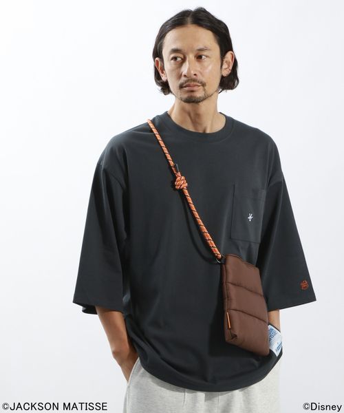 BAYFLOW 【JACKSON MATISSE/BAYFLOW】「ミッキーマウス」デザイン7分袖Tシャツ シルバー M メンズインナー ベイフロー 592421 and ST アンドエスティ(旧ドットエスティ) BAYFLOW 【JACKSON MATISSE/BAYFLOW】「ミッキーマウス」デザイン7分袖Tシャツ シルバー M メンズインナー ベイフロー 592421 and ST アンドエスティ(旧ドットエスティ)