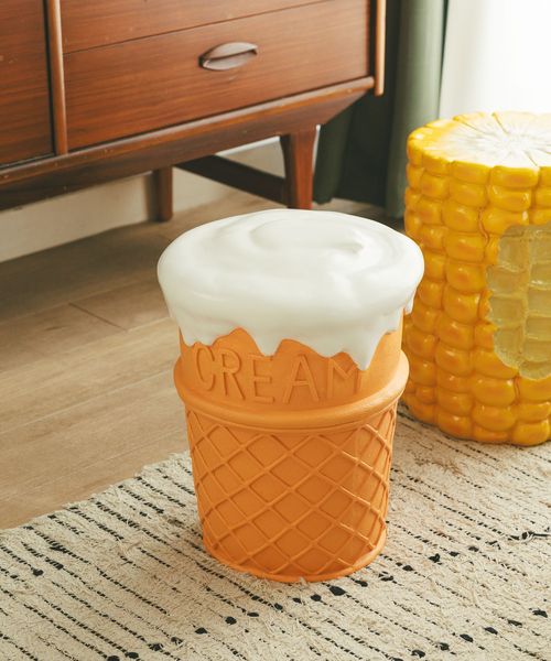 BAYFLOW イースネ／ICE & CORN(WEB限定) 小型家具 ホワイト ベイフロー 592487 and ST アンドエスティ（旧ドットエスティ）