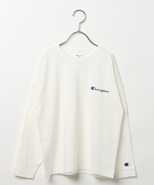 BAYFLOW 【Champion(チャンピオン)】ルーズフィットロングスリーブT(KIDS) ライトグレー キッズ ベイフロー 593315 and ST アンドエスティ(旧ドットエスティ) BAYFLOW 【Champion(チャンピオン)】ルーズフィットロングスリーブT(KIDS) ライトグレー キッズ ベイフロー 593315 and ST アンドエスティ(旧ドットエスティ)