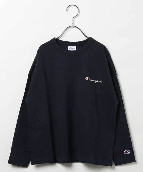 BAYFLOW 【Champion(チャンピオン)】ルーズフィットロングスリーブT(KIDS) ネイビー キッズ ベイフロー 593315 and ST アンドエスティ(旧ドットエスティ) BAYFLOW 【Champion(チャンピオン)】ルーズフィットロングスリーブT(KIDS) ネイビー キッズ ベイフロー 593315 and ST アンドエスティ(旧ドットエスティ)