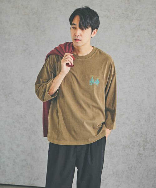 BAYFLOW インディゴアソート7分袖Tシャツ ライトベージュ L メンズインナー ベイフロー 593345 and ST アンドエスティ(旧ドットエスティ) BAYFLOW インディゴアソート7分袖Tシャツ ライトベージュ L メンズインナー ベイフロー 593345 and ST アンドエスティ(旧ドットエスティ)