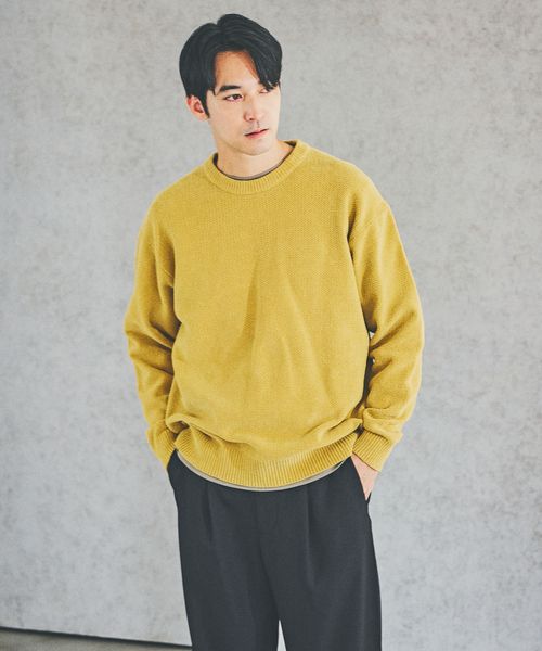 BAYFLOW MELLOW SHADEプルオーバー イエロー M メンズインナー ベイフロー 595446 and ST アンドエスティ(旧ドットエスティ) BAYFLOW MELLOW SHADEプルオーバー イエロー M メンズインナー ベイフロー 595446 and ST アンドエスティ(旧ドットエスティ)