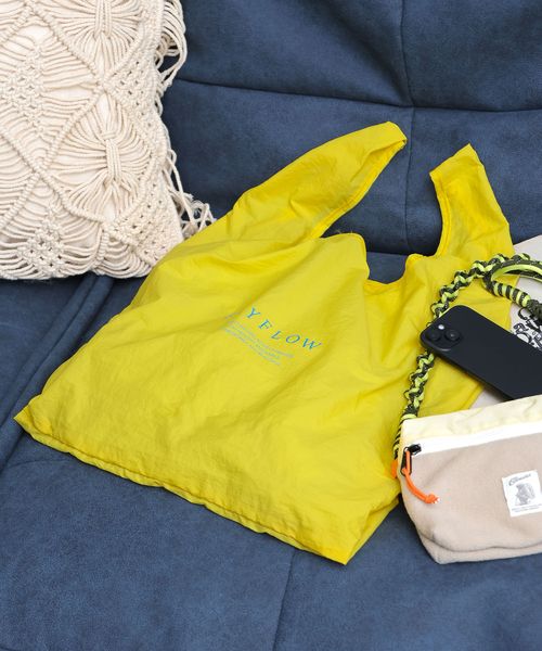 BAYFLOW [パッカブル可能]BFロゴエコバッグ キッチンＦＡＢ イエロー ベイフロー 596154 and ST アンドエスティ（旧ドットエスティ）