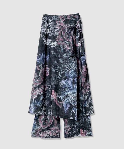 BAYFLOW 【AMERICAN RAG CIE】フラワーパンツ(WOMEN) シルバー FREE スペシャルライン ベイフロー 598281 and ST アンドエスティ(旧ドットエスティ) BAYFLOW 【AMERICAN RAG CIE】フラワーパンツ(WOMEN) シルバー FREE スペシャルライン ベイフロー 598281 and ST アンドエスティ(旧ドットエスティ)