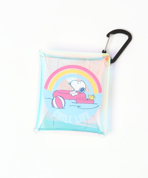 BAYFLOW 【PEANUTS】クリアマルチケース インバック ホワイト ベイフロー 598798 and ST アンドエスティ(旧ドットエスティ) BAYFLOW 【PEANUTS】クリアマルチケース インバック ホワイト ベイフロー 598798 and ST アンドエスティ(旧ドットエスティ)