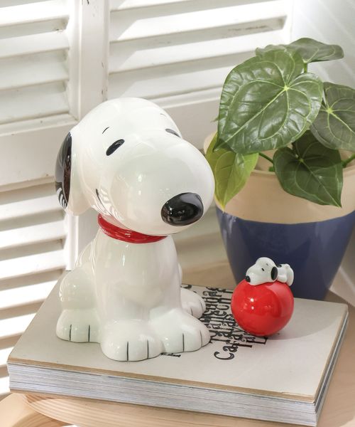 BAYFLOW 【PEANUTS】貯金箱Lサイズ シーズンアイテム ホワイト ベイフロー 598801 and ST アンドエスティ(旧ドットエスティ) BAYFLOW 【PEANUTS】貯金箱Lサイズ シーズンアイテム ホワイト ベイフロー 598801 and ST アンドエスティ(旧ドットエスティ)