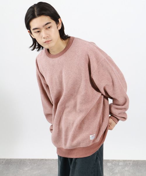 BAYFLOW フェードフリースプルオーバー ピンク M メンズインナー ベイフロー 600072 and ST アンドエスティ(旧ドットエスティ) BAYFLOW フェードフリースプルオーバー ピンク M メンズインナー ベイフロー 600072 and ST アンドエスティ(旧ドットエスティ)