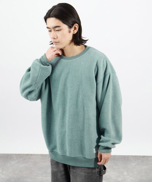 BAYFLOW フェードフリースプルオーバー グリーン M メンズインナー ベイフロー 600072 and ST アンドエスティ(旧ドットエスティ) BAYFLOW フェードフリースプルオーバー グリーン M メンズインナー ベイフロー 600072 and ST アンドエスティ(旧ドットエスティ)