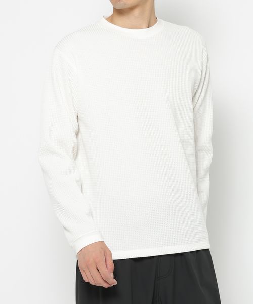 BAYFLOW 裏起毛ワッフルプルオーバー ライトグレー L メンズインナー ベイフロー 601489 and ST アンドエスティ(旧ドットエスティ) BAYFLOW 裏起毛ワッフルプルオーバー ライトグレー L メンズインナー ベイフロー 601489 and ST アンドエスティ(旧ドットエスティ)