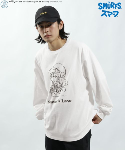 BAYFLOW 【THE SMURFS/スマーフ】プリントTシャツ ライトグレー M メンズインナー ベイフロー 603962 and ST アンドエスティ(旧ドットエスティ) BAYFLOW 【THE SMURFS/スマーフ】プリントTシャツ ライトグレー M メンズインナー ベイフロー 603962 and ST アンドエスティ(旧ドットエスティ)