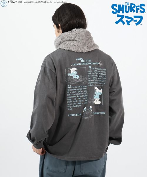 BAYFLOW 【THE SMURFS/スマーフ】プリントTシャツ チャコールグレー L メンズインナー ベイフロー 603962 and ST アンドエスティ(旧ドットエスティ) BAYFLOW 【THE SMURFS/スマーフ】プリントTシャツ チャコールグレー L メンズインナー ベイフロー 603962 and ST アンドエスティ(旧ドットエスティ)