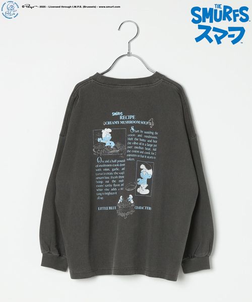 BAYFLOW 【THE SMURFS/スマーフ】別注プリントTシャツ(KIDS) チャコールグレー キッズ ベイフロー 606958 and ST アンドエスティ(旧ドットエスティ) BAYFLOW 【THE SMURFS/スマーフ】別注プリントTシャツ(KIDS) チャコールグレー キッズ ベイフロー 606958 and ST アンドエスティ(旧ドットエスティ)