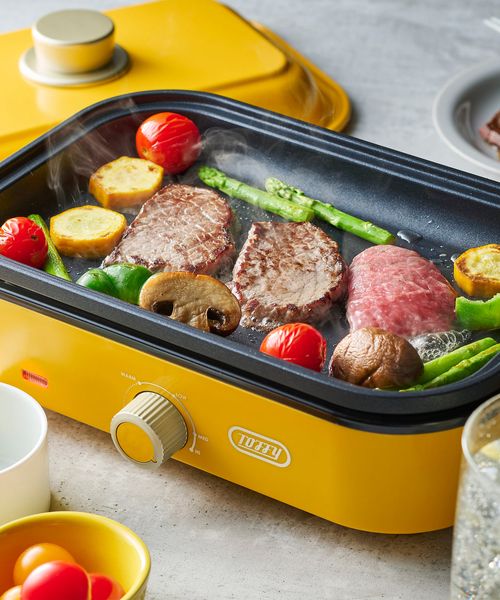 BAYFLOW 【Toffy】ホットプレートミニ(and ST限定) キッチンツール イエロー ベイフロー 630053 and ST アンドエスティ(旧ドットエスティ) BAYFLOW 【Toffy】ホットプレートミニ(and ST限定) キッチンツール イエロー ベイフロー 630053 and ST アンドエスティ(旧ドットエスティ)