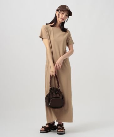 WEB限定]ストレッチコンパクトリブカットワンピース | [公式