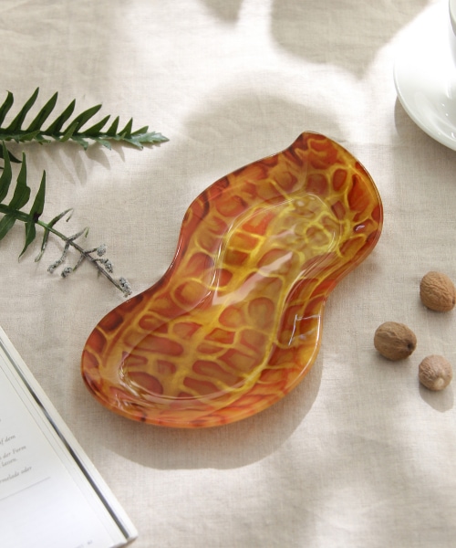 BAYFLOW GLASS FARMER PLATE PEANUT|ピーナッツプレート 食器 ホワイト ベイフロー 900715 and ST アンドエスティ(旧ドットエスティ) BAYFLOW GLASS FARMER PLATE PEANUT|ピーナッツプレート 食器 ホワイト ベイフロー 900715 and ST アンドエスティ(旧ドットエスティ)