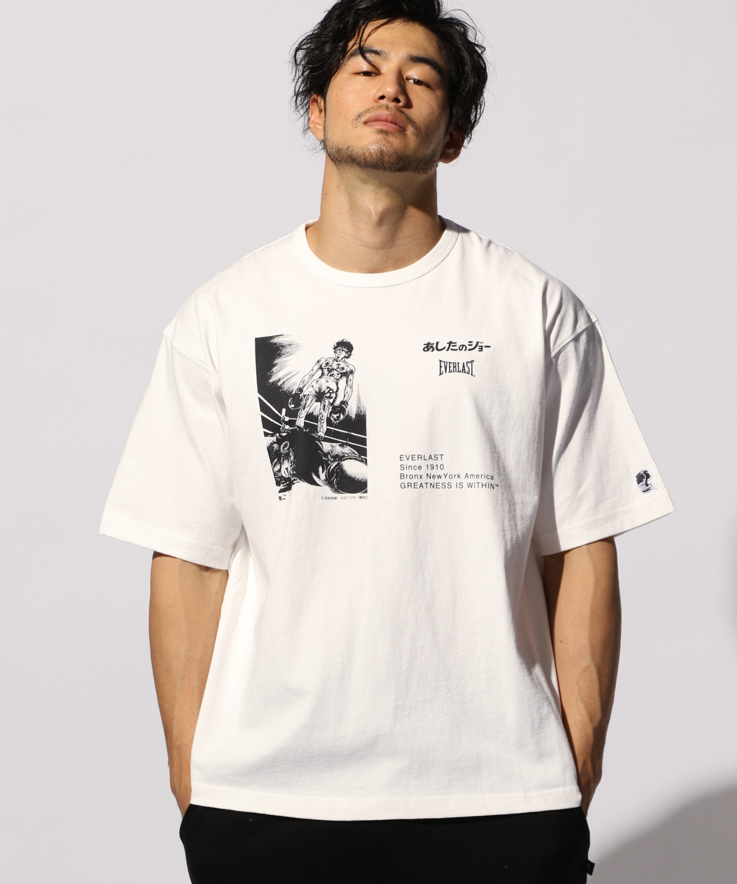 【あしたのジョー×EVERLAST(エバーラスト)×BAYFLOW】コラボ S/S TEE 3(M)