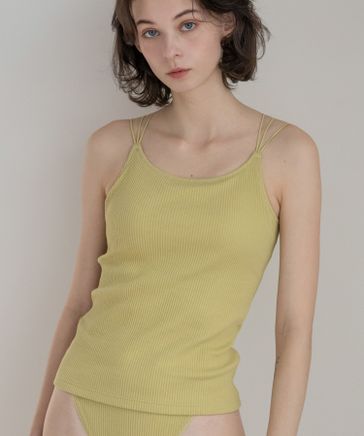 BAYFLOW｜【bijorie】カップ付きバッククロスキャミ/NEW BASIC