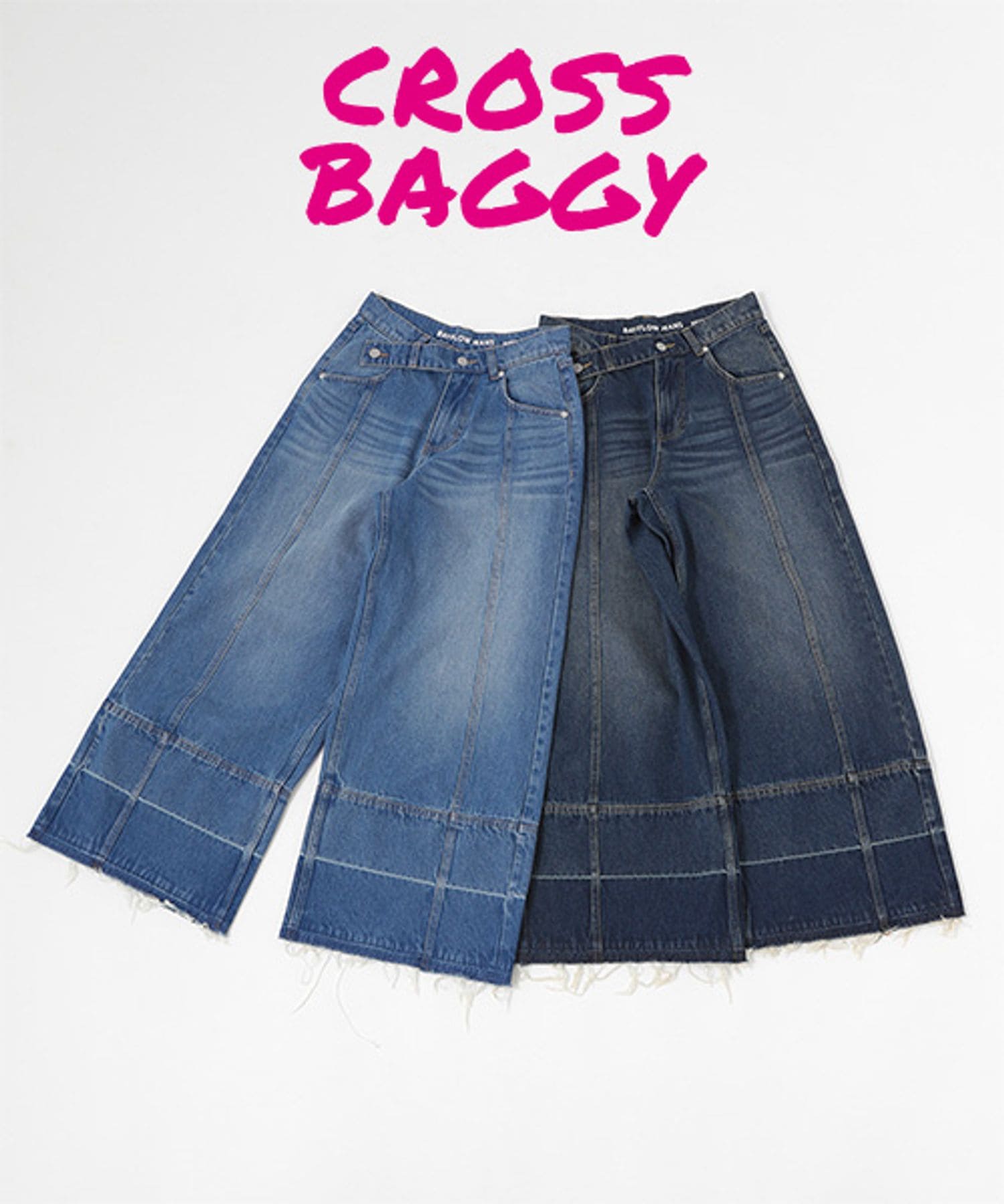 Cross Baggy Jeans | [公式]ベイフロー（BAYFLOW）通販