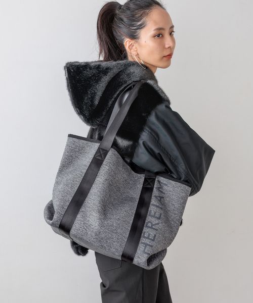 BAYFLOW 再入荷!!【HEREIAM】スポーティWロゴトート チャコールグレー FREE アクティブ ベイフロー 996276 and ST アンドエスティ(旧ドットエスティ) BAYFLOW 再入荷!!【HEREIAM】スポーティWロゴトート チャコールグレー FREE アクティブ ベイフロー 996276 and ST アンドエスティ(旧ドットエスティ)