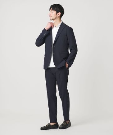 WEB限定 WARDROBE SMART】ライト シアサッカー セットアップ
