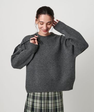 【新品】BEAUTY&YOUTH ユナイテッドアローズ ニット　タグつき セール】プレーティング フェード クルーネック ニット 抗菌・防臭機能