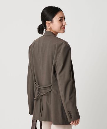 バックレースアップ ダブルジャケット | [公式]BEAUTY&YOUTH UNITED