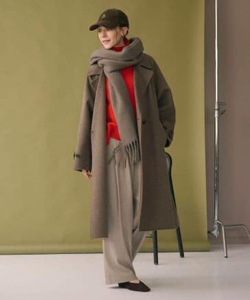 ＢＥＡＵＴＹ＆ＹＯＵＴＨ　ビューティーアンドユース　コート　スタンドカラー 中古・古着通販】BEAUTY&YOUTH (ビューティーアンドユース) ダブル