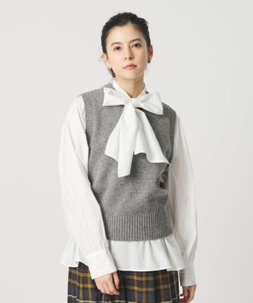 ウールナイロンブレンド ネップベスト | [公式]BEAUTY&YOUTH UNITED