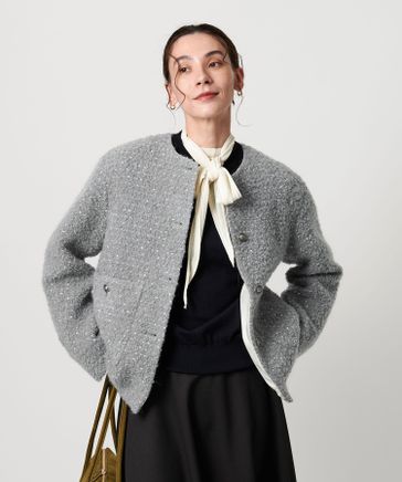 ドットジャガード ノーカラージャケット | [公式]BEAUTY&YOUTH UNITED