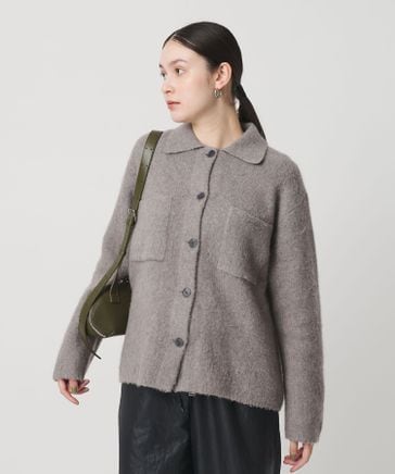 チャイニーズラクーンブレンド ポケット シャツカーディガン | [公式