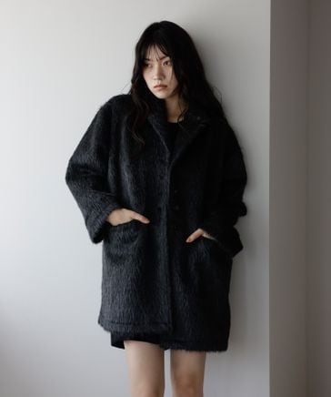 EMC shaggy jacket coat / シャギージャコット shaggy jacket coat / シャギージャコット | [公式]BONJOUR SAGAN