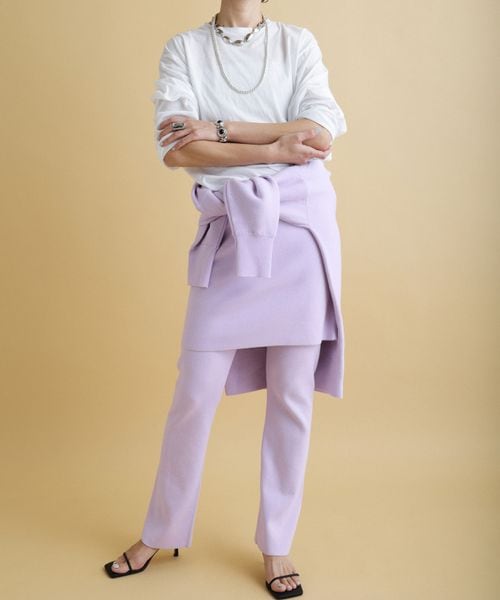 BRILL MODERN パンツ パープル 38インチ ウィメンズボトムス ブリル 107188 and ST アンドエスティ(旧ドットエスティ) BRILL MODERN パンツ パープル 38インチ ウィメンズボトムス ブリル 107188 and ST アンドエスティ(旧ドットエスティ)