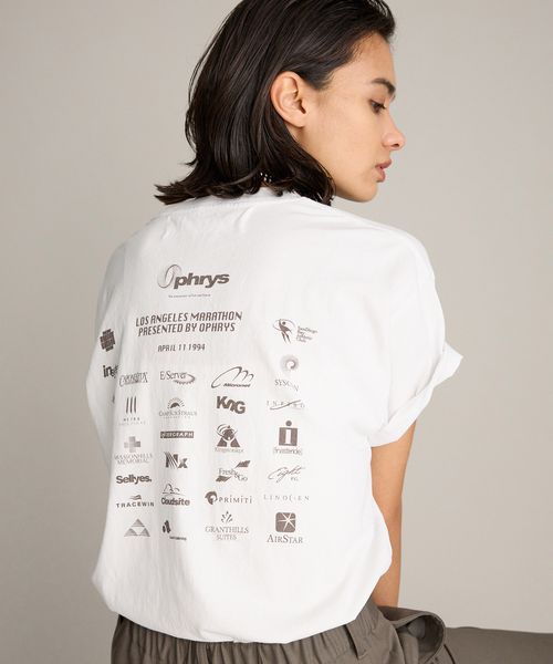 BRILL 【NEW】【Ophrys】 LA Marathon Tシャツ ホワイト FREE ウィメンズインナー_サブ ブリル 498109 and ST アンドエスティ(旧ドットエスティ) BRILL 【NEW】【Ophrys】 LA Marathon Tシャツ ホワイト FREE ウィメンズインナー_サブ ブリル 498109 and ST アンドエスティ(旧ドットエスティ)